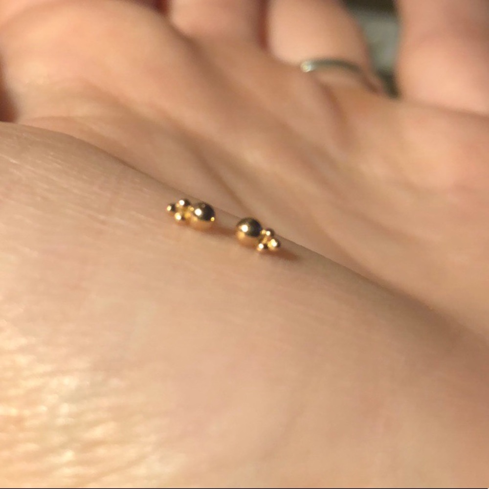 Anatometal 18k RoseGold Desta Threadless End - Picture 8 of 8